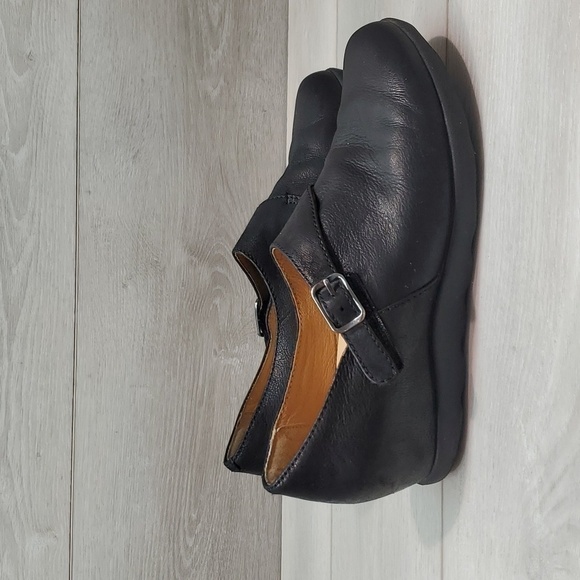 Dansko Women Marisa Comfort Mary Jane Leather Wedge Clogs shoes sz 38/7.5-8 - Picture 3 of 13